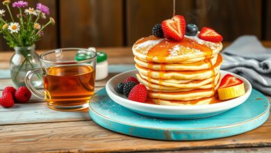 Easy Eggless Pancakes